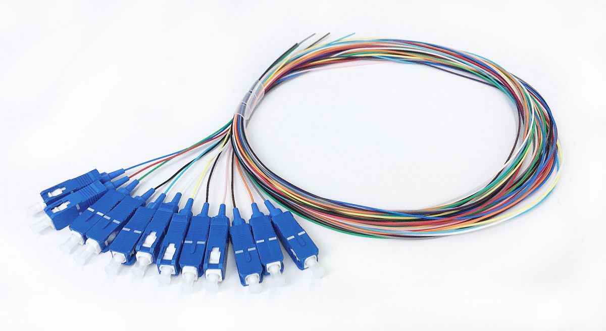 SC pigtail 12 colors