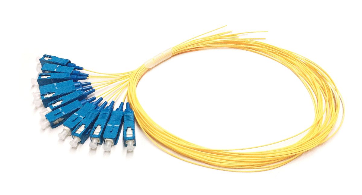 SC pigtail yellow 12 pcs